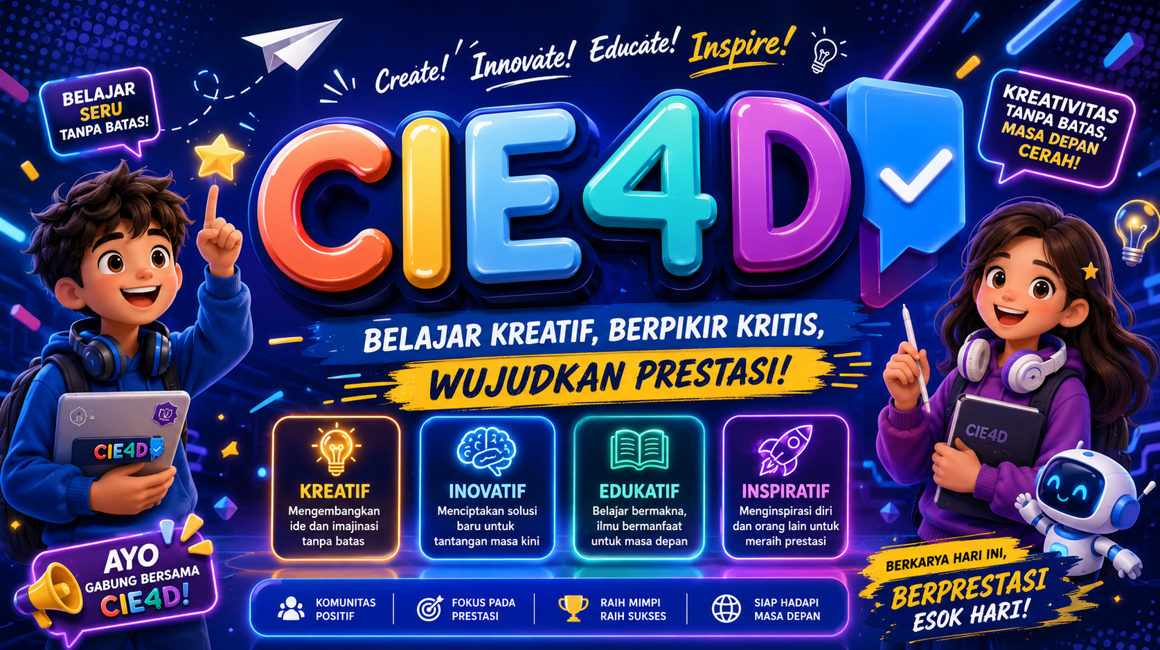Layar awal antarmuka mobile cie4d dengan akses cepat dan menu lengkap olahraga dan kasino